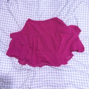 Elegant Red/Pink Women's Skirt